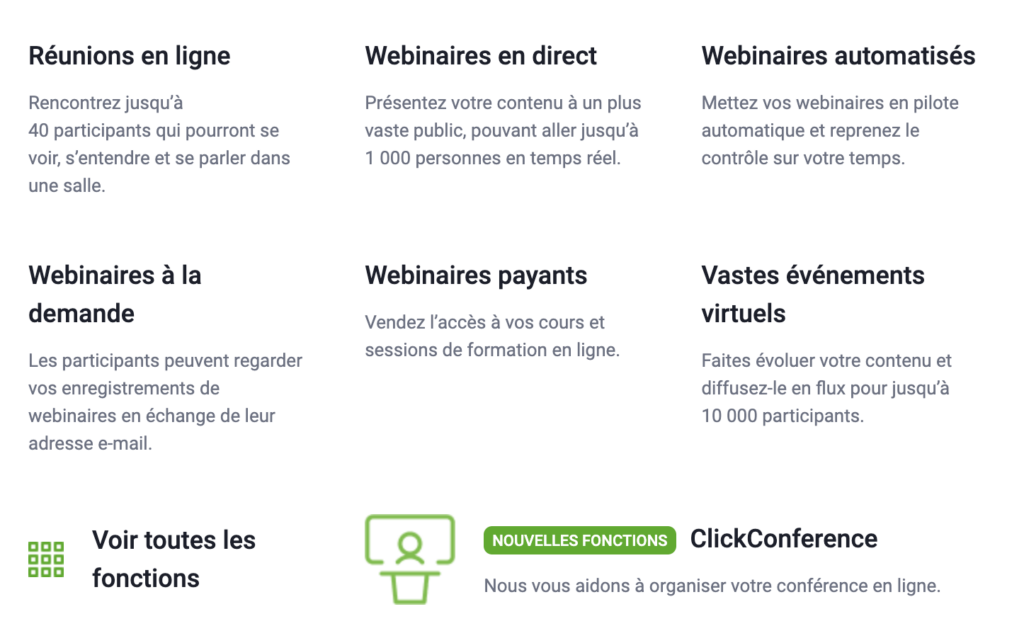 les services de clickmeeting pour les thérapeutes